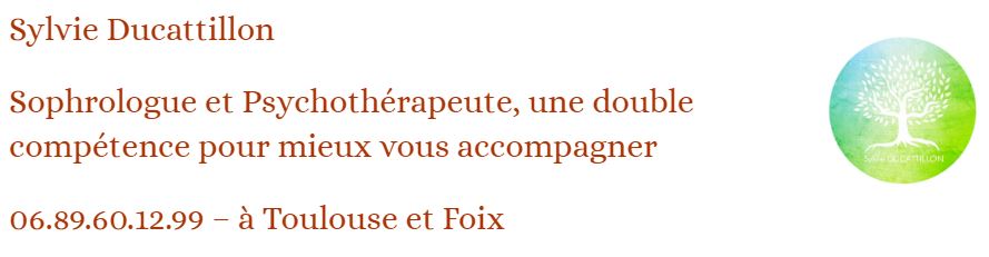 Sylvie Ducattillon Sophrologue Toulouse Foix